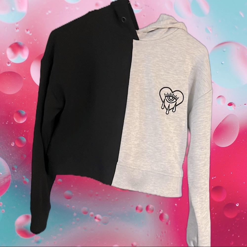 Tattoo Inspired Cropped hoodie